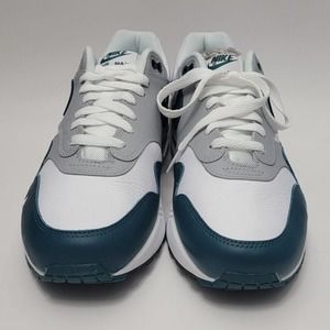 Nike Air MAX 1 LV8 White Dark Teal Green Shoes Sneakers Men's 9.5 DH4059-101 11W